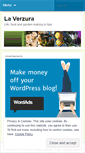 Mobile Screenshot of laverzura.wordpress.com