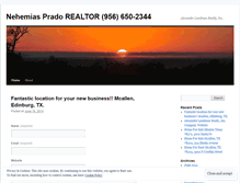 Tablet Screenshot of nehemiasprado.wordpress.com