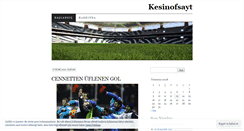 Desktop Screenshot of kesinofsayt.wordpress.com
