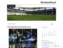 Tablet Screenshot of kesinofsayt.wordpress.com