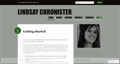 Desktop Screenshot of lindsaychronister.wordpress.com