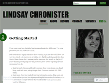 Tablet Screenshot of lindsaychronister.wordpress.com