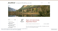 Desktop Screenshot of fruehbird.wordpress.com