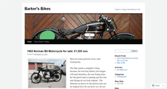 Desktop Screenshot of barkersbikes.wordpress.com