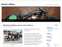 Tablet Screenshot of barkersbikes.wordpress.com