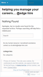 Mobile Screenshot of edgehire.wordpress.com
