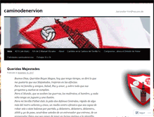 Tablet Screenshot of caminodenervion.wordpress.com