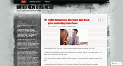 Desktop Screenshot of buildnewbusiness.wordpress.com