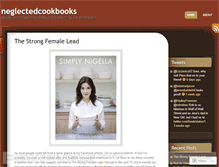 Tablet Screenshot of neglectedcookbooks.wordpress.com