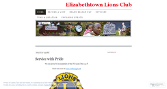 Desktop Screenshot of elizabethtownlionsclub.wordpress.com