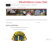 Tablet Screenshot of elizabethtownlionsclub.wordpress.com
