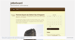Desktop Screenshot of jotterboard.wordpress.com