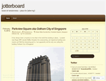 Tablet Screenshot of jotterboard.wordpress.com