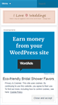 Mobile Screenshot of iloveweddings.wordpress.com