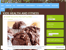 Tablet Screenshot of kidshealthandfitness.wordpress.com