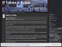 Tablet Screenshot of ittakesarube.wordpress.com