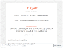 Tablet Screenshot of hady412.wordpress.com