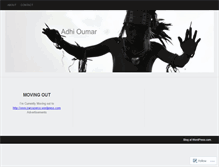 Tablet Screenshot of adhioumar.wordpress.com