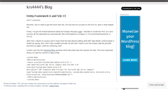 Desktop Screenshot of krs4444.wordpress.com