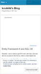 Mobile Screenshot of krs4444.wordpress.com