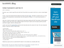 Tablet Screenshot of krs4444.wordpress.com