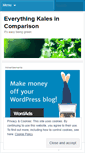 Mobile Screenshot of everythingkalesincomparison.wordpress.com