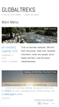 Mobile Screenshot of globaltreks.wordpress.com