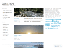 Tablet Screenshot of globaltreks.wordpress.com