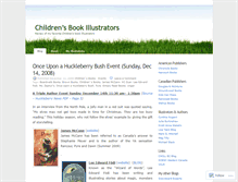 Tablet Screenshot of childrensbookillustrator.wordpress.com