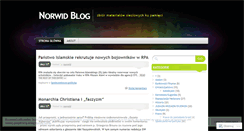 Desktop Screenshot of norwid.wordpress.com