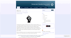 Desktop Screenshot of demsoc.wordpress.com