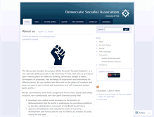 Tablet Screenshot of demsoc.wordpress.com