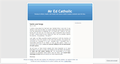 Desktop Screenshot of mredcatholic.wordpress.com