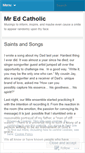 Mobile Screenshot of mredcatholic.wordpress.com
