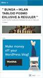 Mobile Screenshot of bungaiklan.wordpress.com