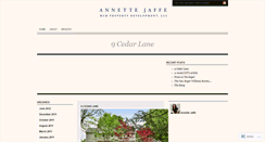 Desktop Screenshot of annettejaffe.wordpress.com