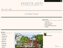 Tablet Screenshot of annettejaffe.wordpress.com