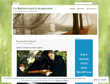 Tablet Screenshot of larestitucion.wordpress.com