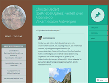 Tablet Screenshot of christelbedert.wordpress.com