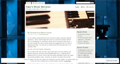 Desktop Screenshot of ericsmusicreviews.wordpress.com