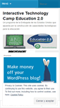 Mobile Screenshot of educationitcamp.wordpress.com