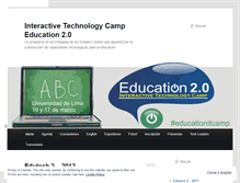 Tablet Screenshot of educationitcamp.wordpress.com