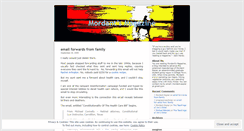 Desktop Screenshot of mordantsmag.wordpress.com