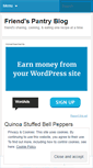 Mobile Screenshot of friendspantry.wordpress.com