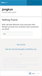 Mobile Screenshot of jongkun.wordpress.com