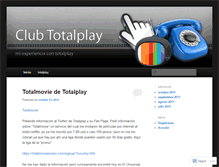 Tablet Screenshot of clubtotalplay.wordpress.com