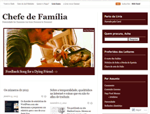 Tablet Screenshot of chefedefamilia.wordpress.com