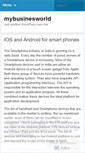 Mobile Screenshot of mybusinesworld.wordpress.com