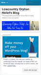 Mobile Screenshot of lowcountryorphanrelief.wordpress.com