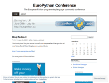 Tablet Screenshot of europython.wordpress.com